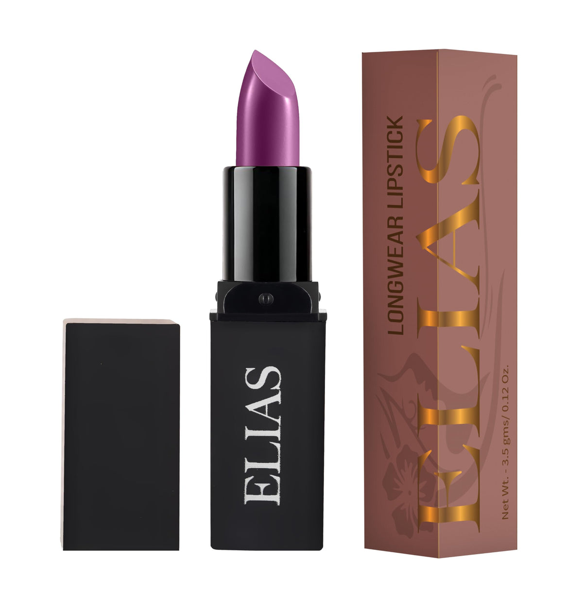 ELIAS Long Wear Long Lasting Enriched Keeps Lips Moisturised High Pigmentation Lipstick (Plum Violet)