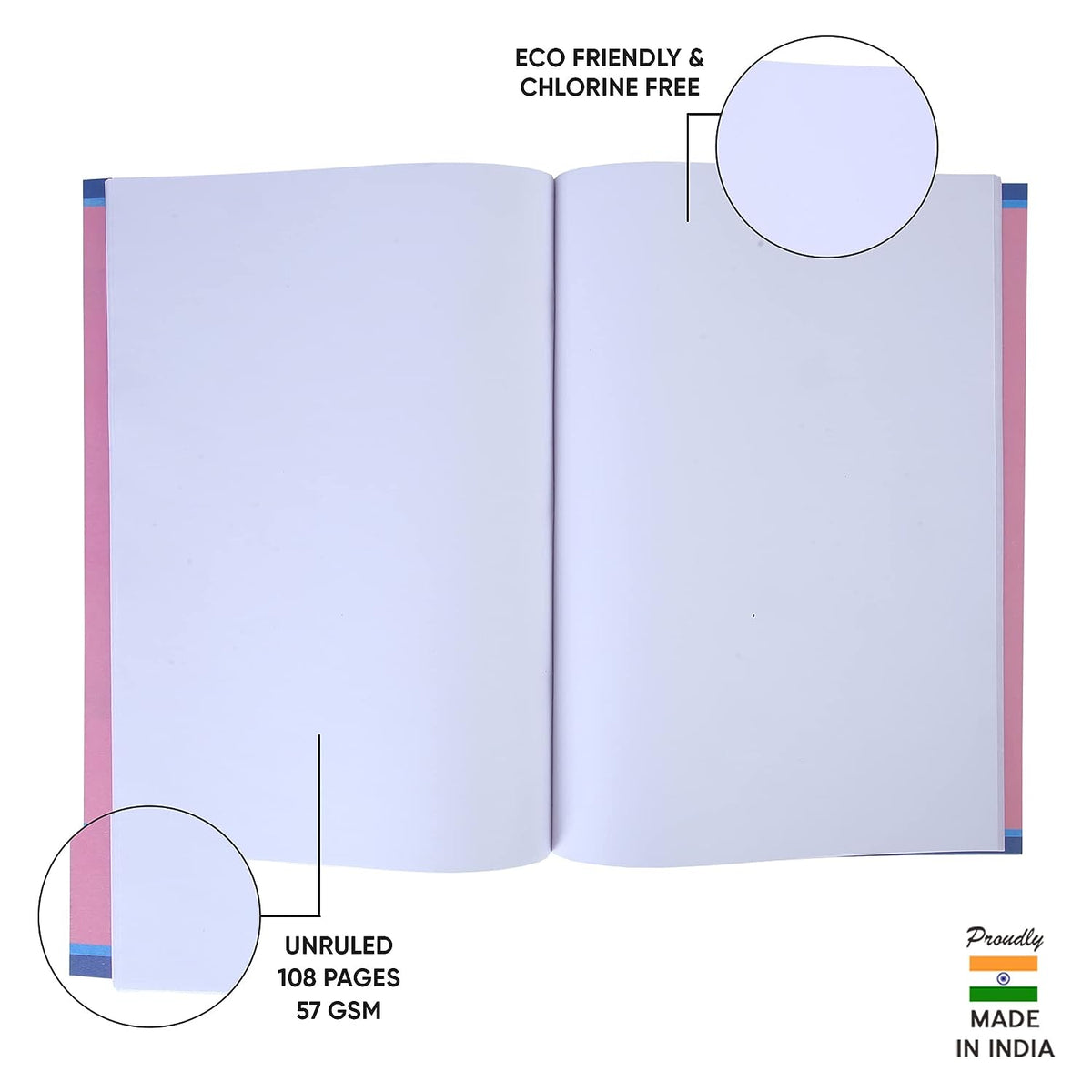 Doms Adventure Sports Series Turbo Notebook - A4 - Unruled