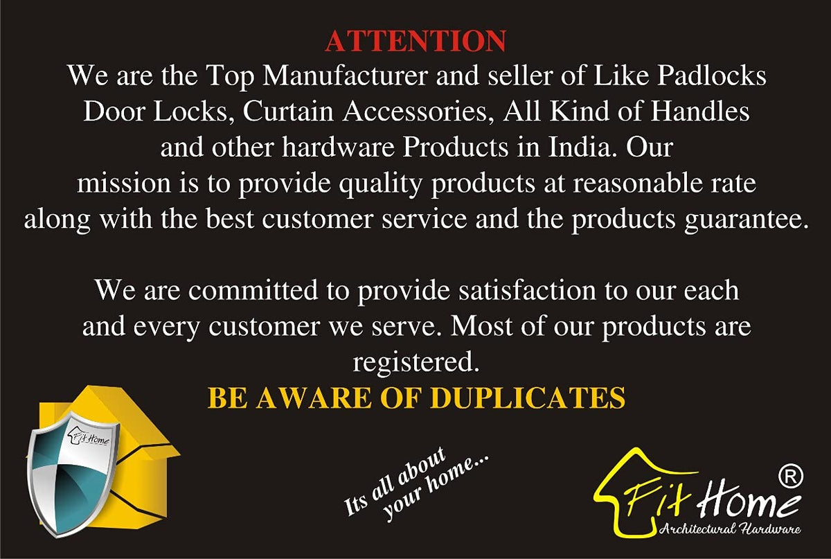 Alone Locks 65mm 10 Same Keys with 4 Padlocks | Double Locking 8 Levers | Antique Lock and Key for Home Door Main Gate Shutter Shop | Lacquer Caoted Rust Protect (Pack of 4)