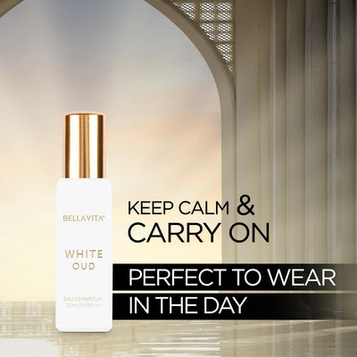 Bella Vita Luxury CEO Man & White Oud Unisex Perfume Combo with Tonka, Agarwood & Orange | Woody Long Lasting EDP Fragrance Scent, Pack of 2, 20 ml Each