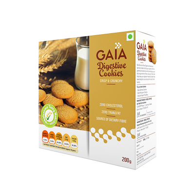 Gaia Digestive Cookies | 400 gms