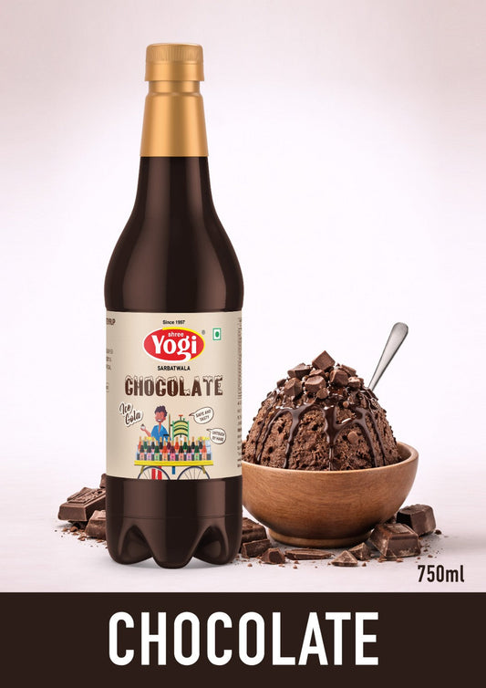 Shree Yogi Sharbatwala Chocolate Ice Gola Syrup | 750 ML