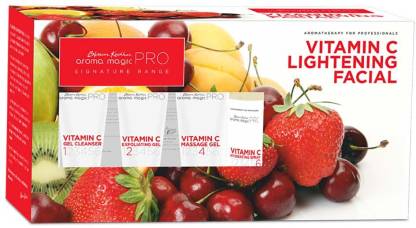 Aroma Magic Vitamin C Skin Lightening Facial Kit (45gm+9ml)