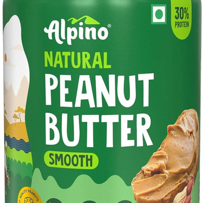Alpino Natural Peanut Butter Smooth Unsweetened