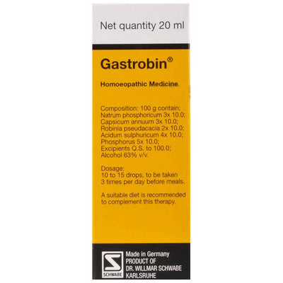 Dr. Willmar Schwabe India Gastrobin Drop
