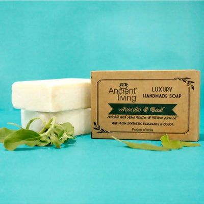 Ancient Living Avacado & Basil Luxury Handmade Soap