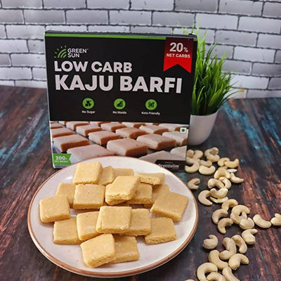 Green Sun Low Carb Kaju barfi