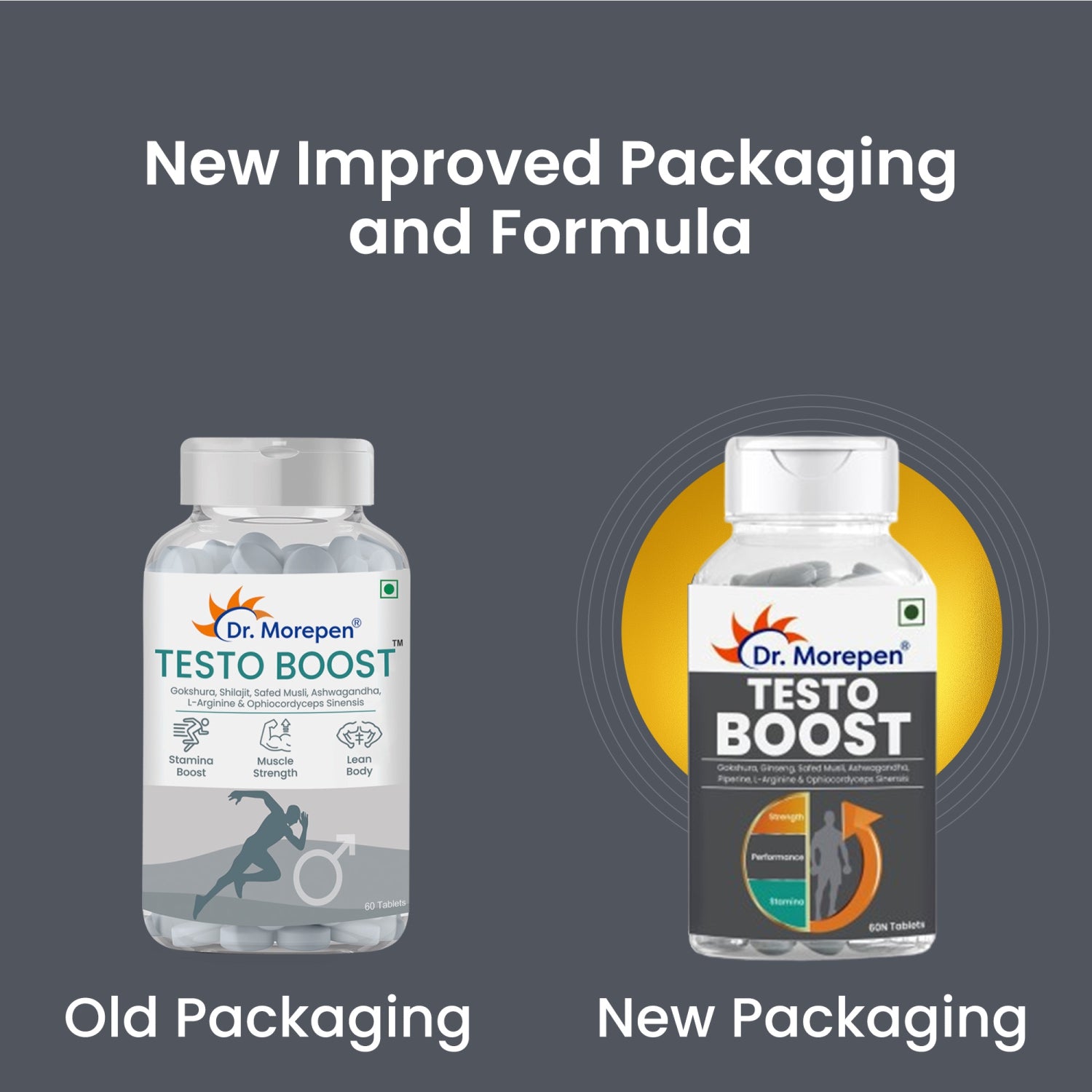 Dr Morpen Testo Boost And Multivitamin Men -With Omega 3 & Herbs /Energy & Immunity Booster