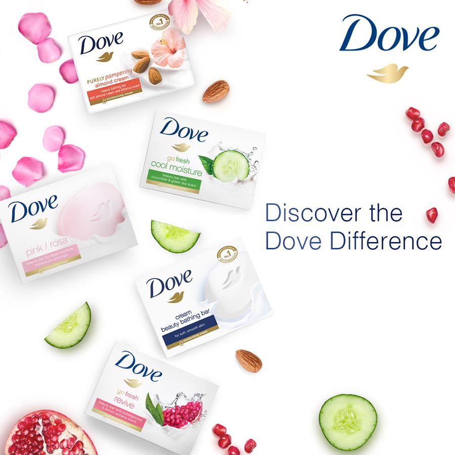 Dove Pink Beauty Bar for Even Toned Nourished Skin (100 gm)