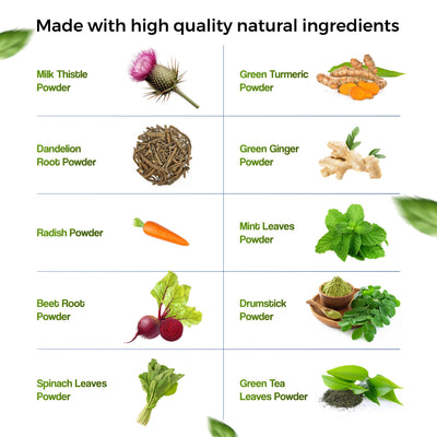 Health Veda Organics Plant Based Liver Detox Capsules