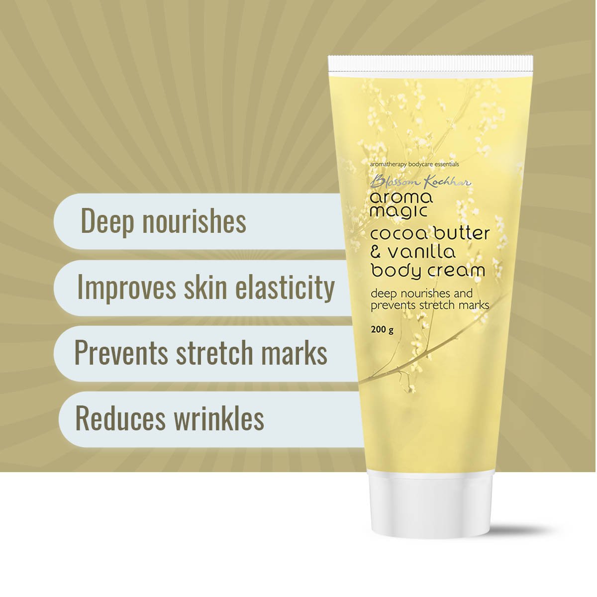 Aroma Magic Cocoa Butter & Vanilla Body Cream (100 gm)