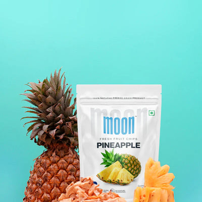 Moon Freeze Dried Pineapple Cubes | 16 gms