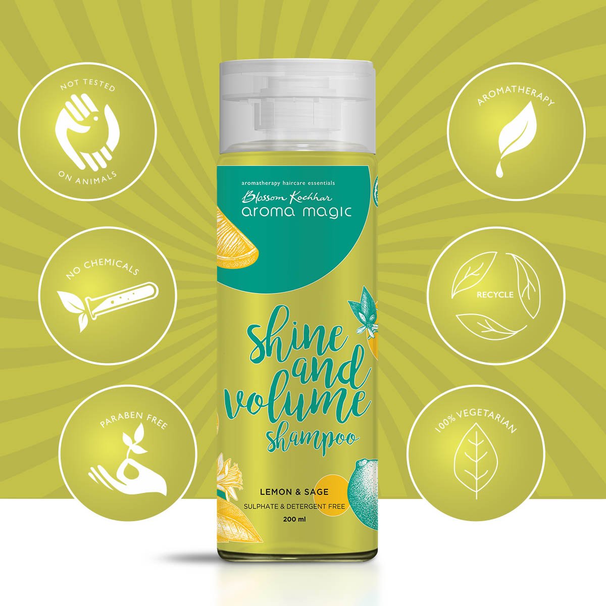 Aroma Magic Shine and Volume Shampoo (200 ml)