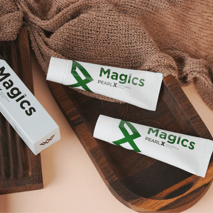 Magics PearlX Teeth Whitening Toothpaste ( Pack Of 2 ) | 100 gms each