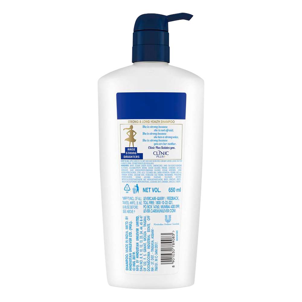Clinic Plus Strong & Long, Milk Protein & Multi-Vitamin Health Shampoo