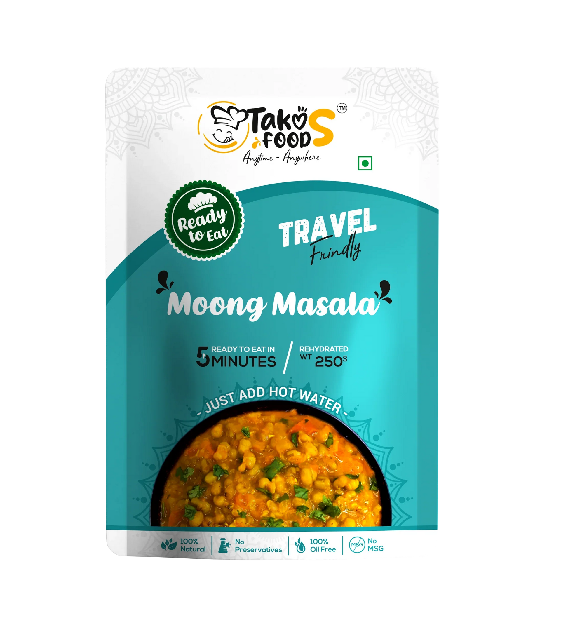 Takos Food Moong Masala | Ready To Eat 250 gms