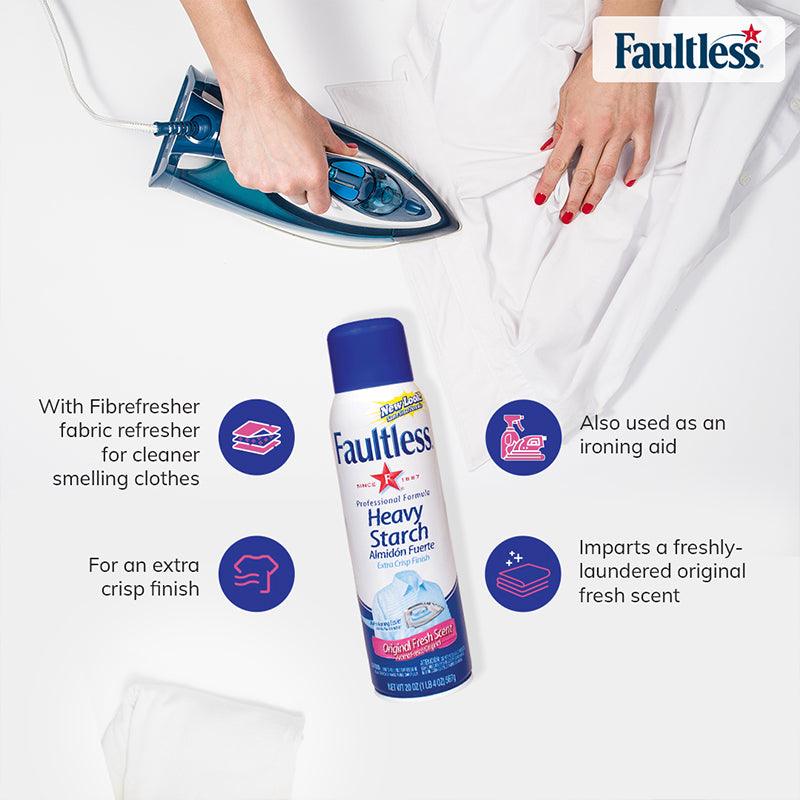 Faultless Heavy Finish Ironing Spray Starch