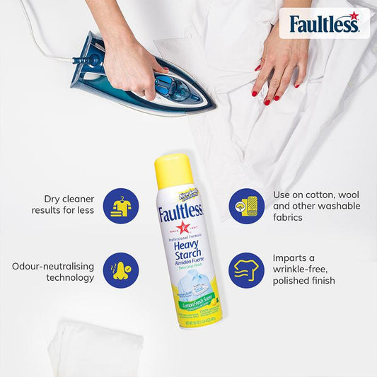 Faultless Lemon Scent Ironing Spray Starch