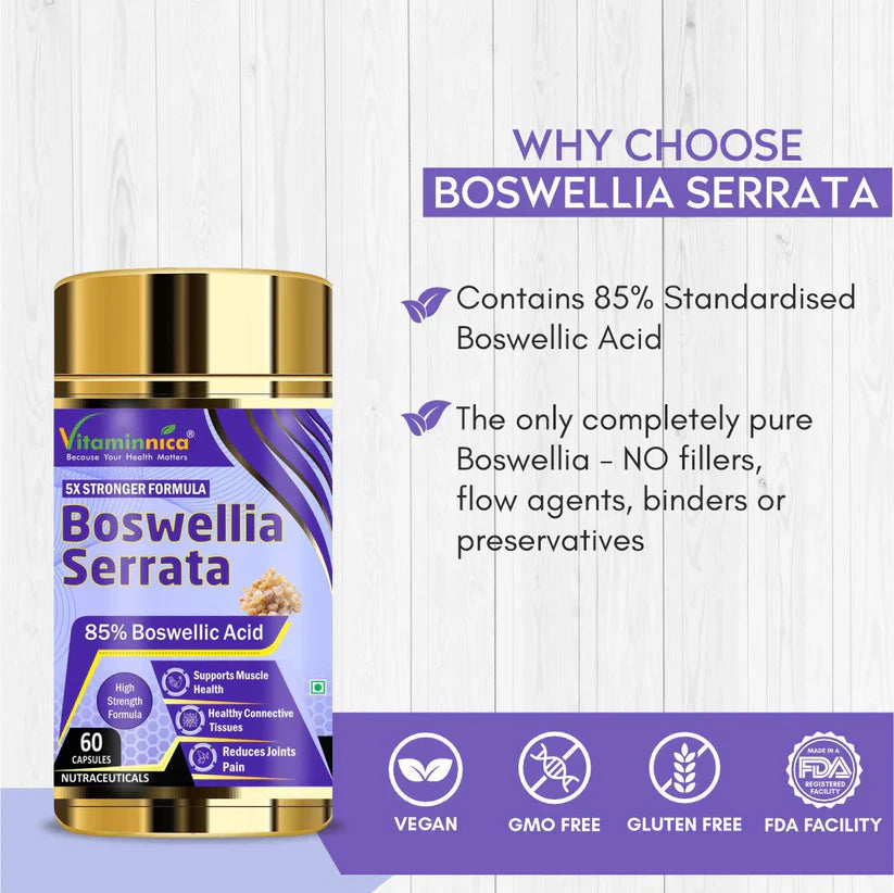 Vitaminnica Boswellia Serrata 2500mg (5:1 Extract)