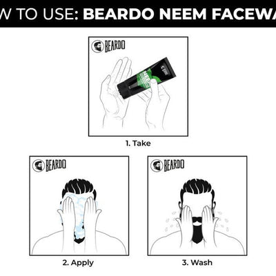 Beardo Neem Face Wash & Beard Wash Acne Control