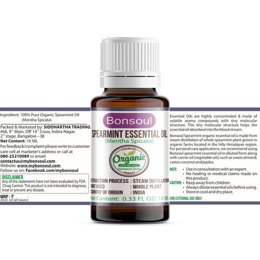 Bonsoul Spearmint Essential Oil