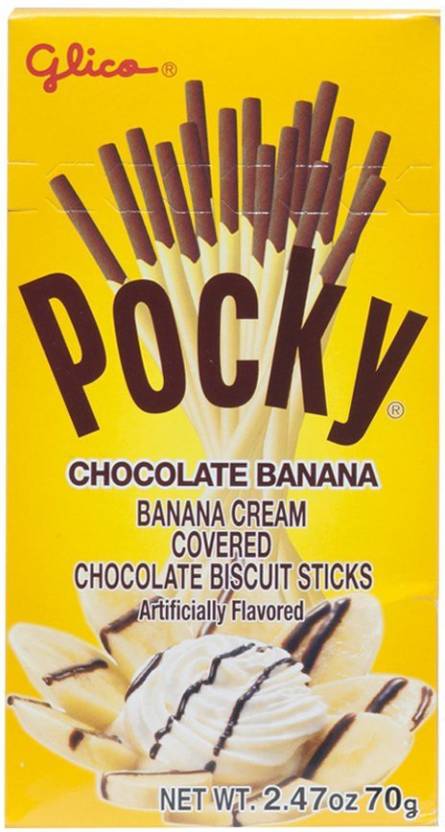 Pocky Choco Banana flavoured sticks, 42g (Imported)