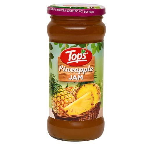 Tops Jam - Pineapple, 475 g Bottle