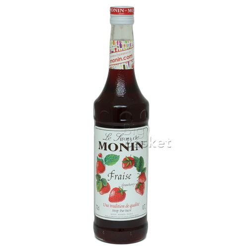Monin Syrup - Strawberry, 700 ml Bottle