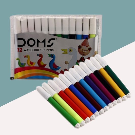 Doms Water Color Pens –  Multicolor Sketch Pens ( Pack of 12 )