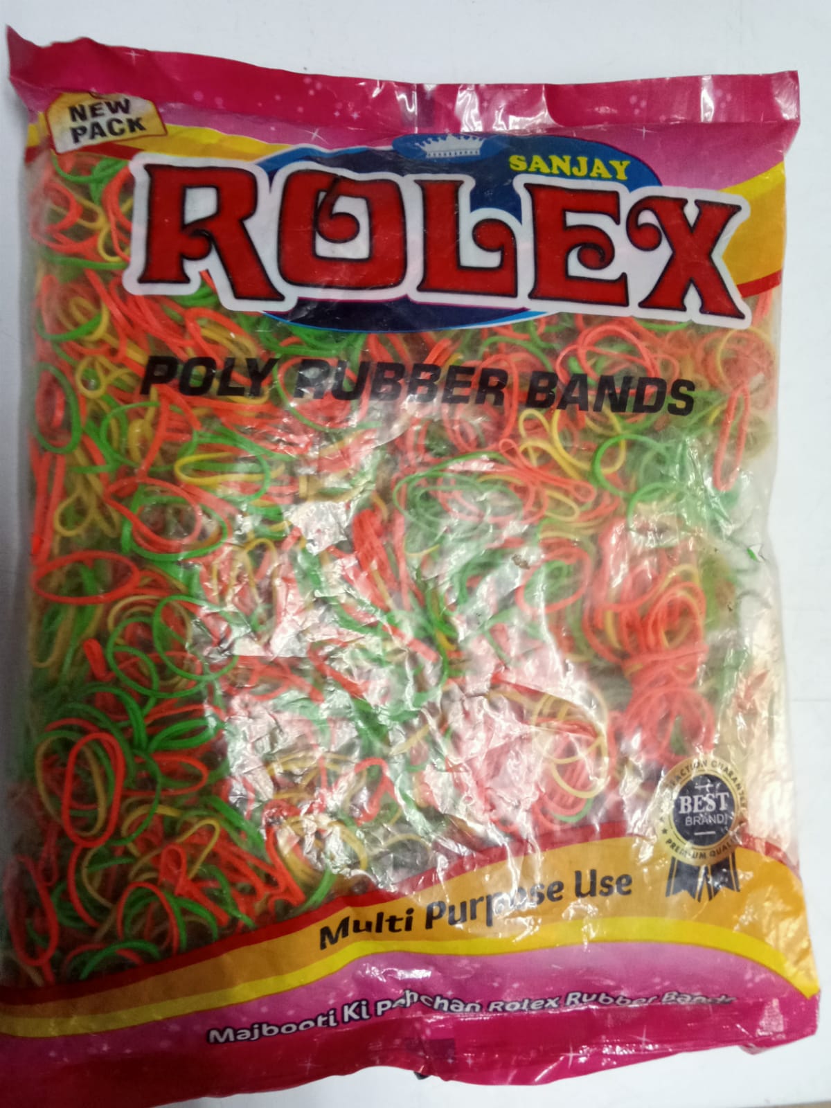 Rolex Poly Rubber Bands, 500gm