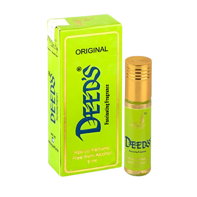 Almas Fascinating DEEDS Long Lasting Attar (Combo Pack of 6-8ml Each) 48ml Floral Non Alcoholic Liquid Attar With Delightful Fragrances
