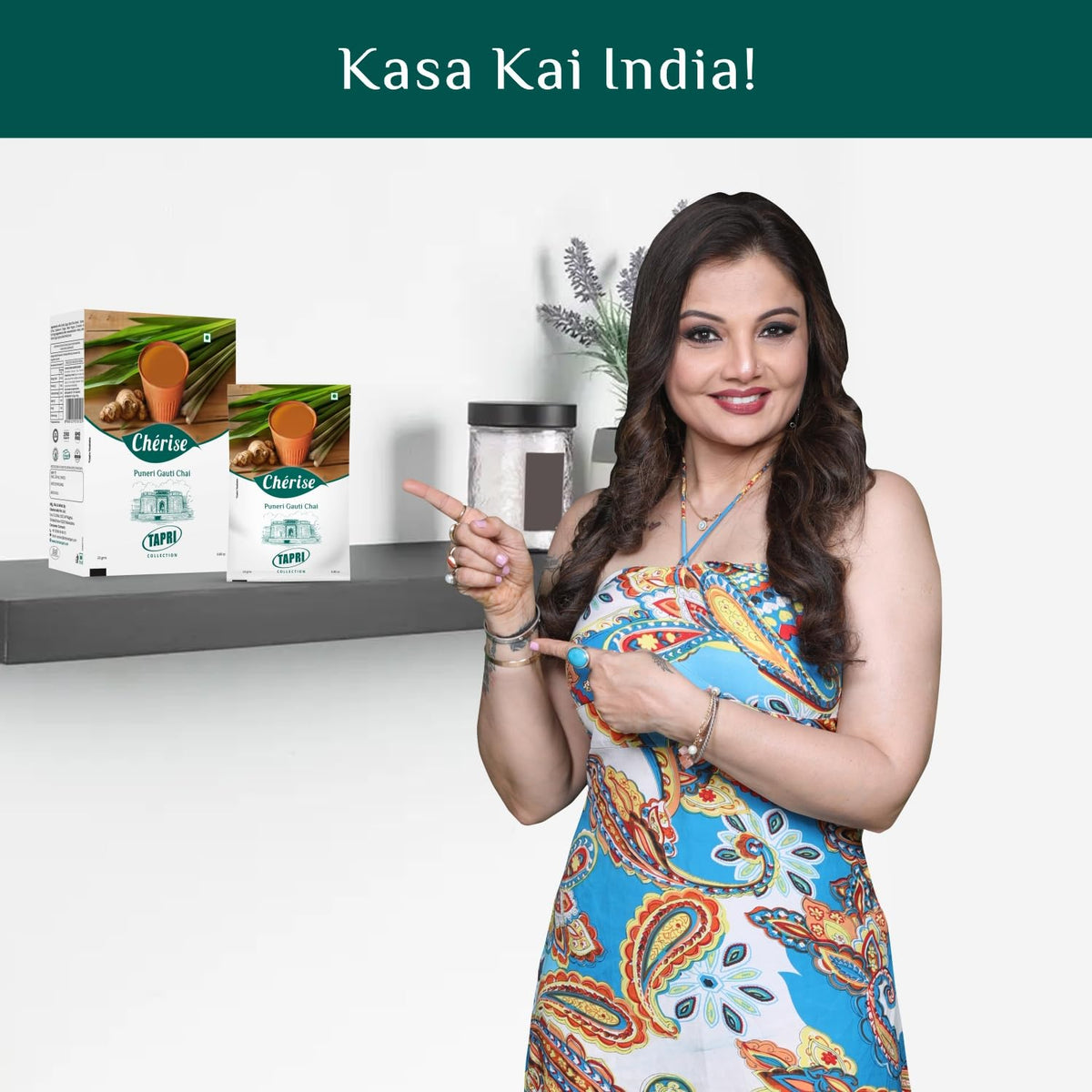 Cherise Tapri Premium Puneri Gauti Chai, Instant Tea Premix (23 g x 7 Sachets)