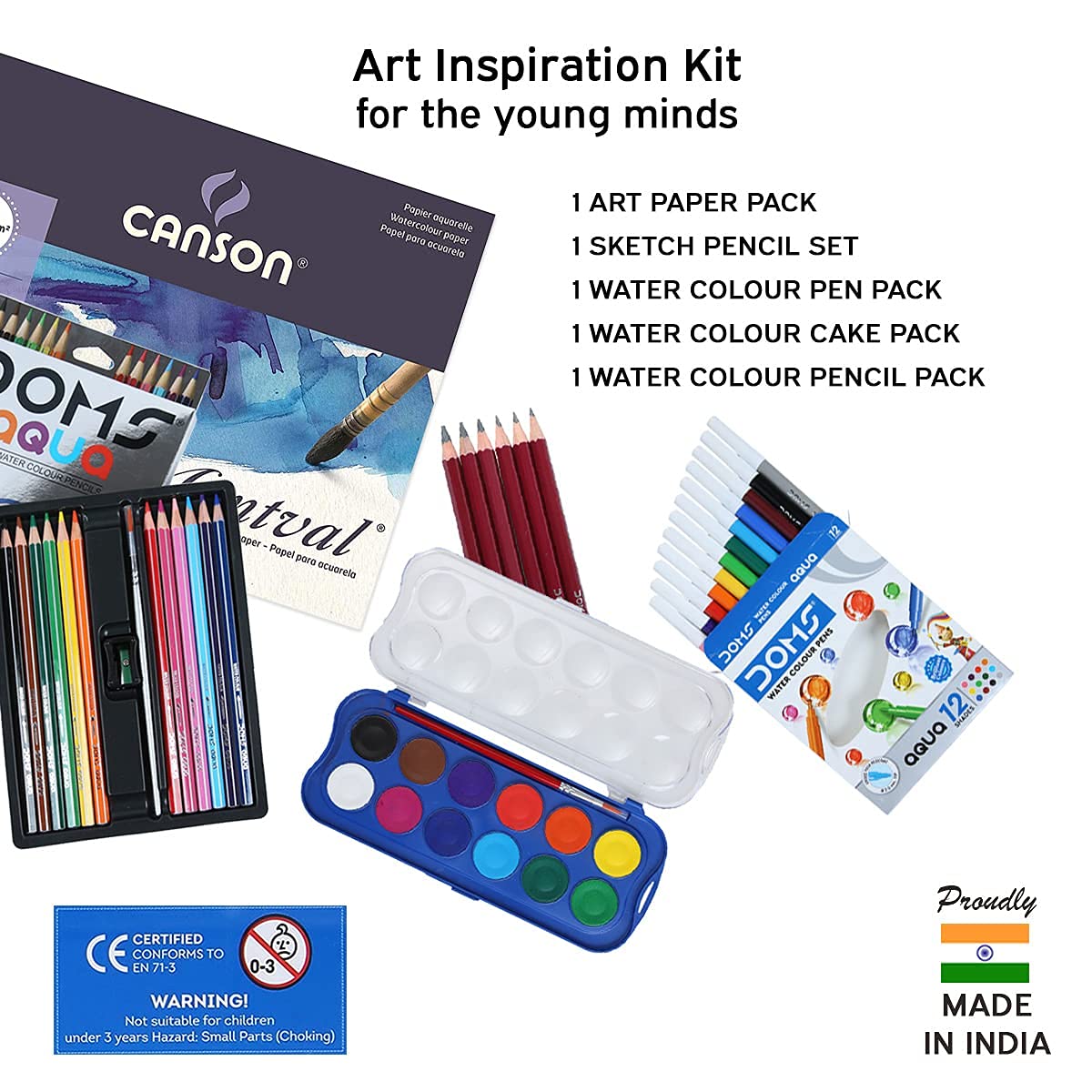 DOMS Art Inspiration Series Aqua Fiesta, Art Kit
