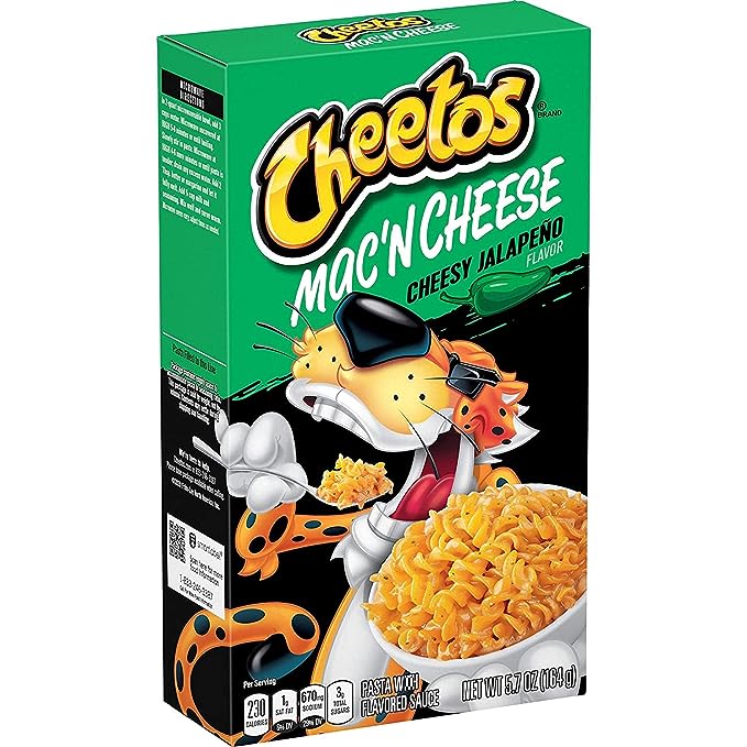 Cheetos Mac' N Cheese Pasta Cheesy Jalapeno With Flavored Sauce 164g