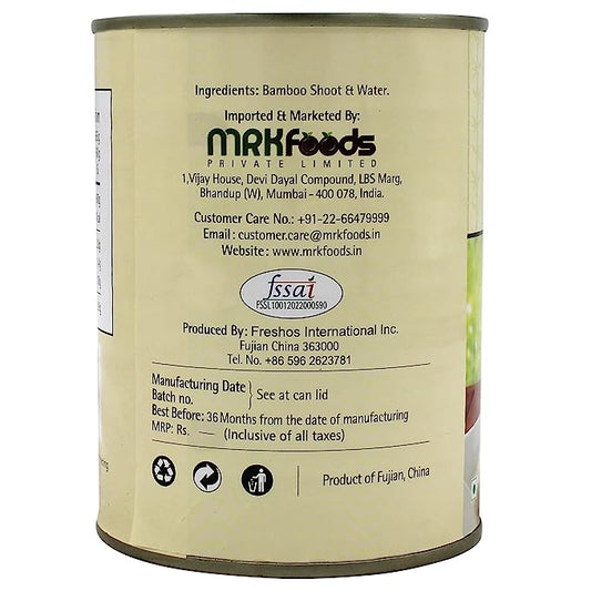 Freshos Bamboo Shoot Halves in Water, 565 g, White & Yellow