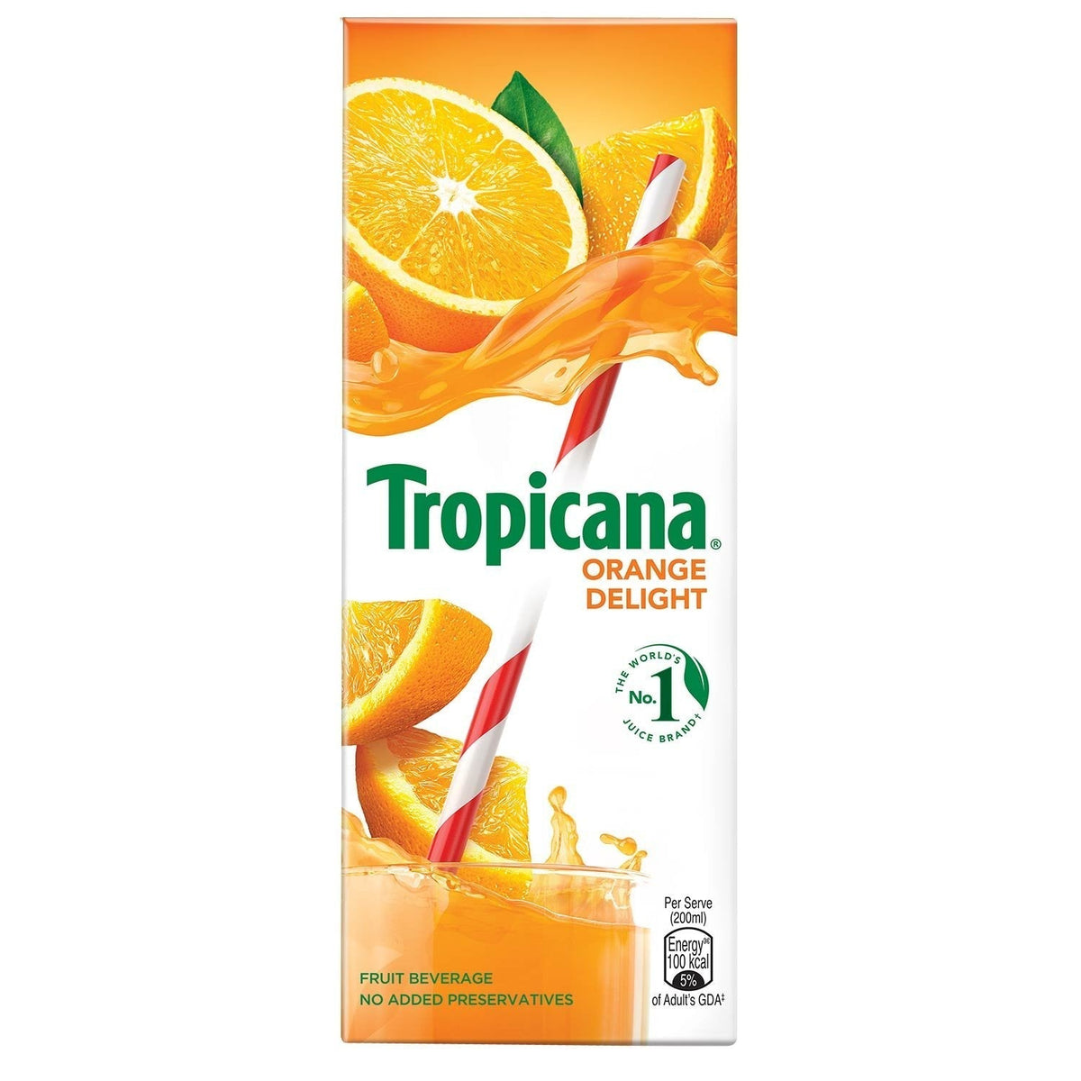 30x Tropicana Delight Fruit Juice - Mixed Fruit, Pack of 30 - 200 ml each