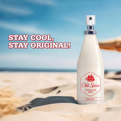 5x Old Spice ASL Atmoised After Shave Lotion Original - Cool, Aromatic and Fresh, 150ml each - Pack of 5