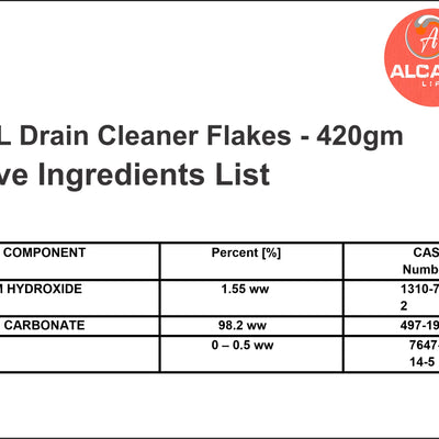 AAAL Caustic Soda Flakes 900gm (SUPER JAR PACK) Chimney Cleaner, Pure & Powerful Drain Cleaner