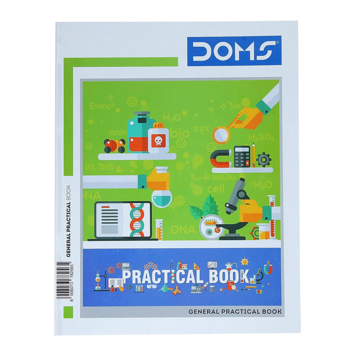 Doms General Practical Book - One Side Ruled And One Side Plain