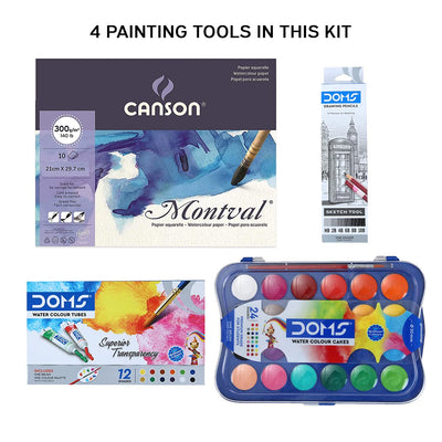 DOMS Art Inspiration Series Palette Pals Art Kit, Multicolour (Model: DM8409)