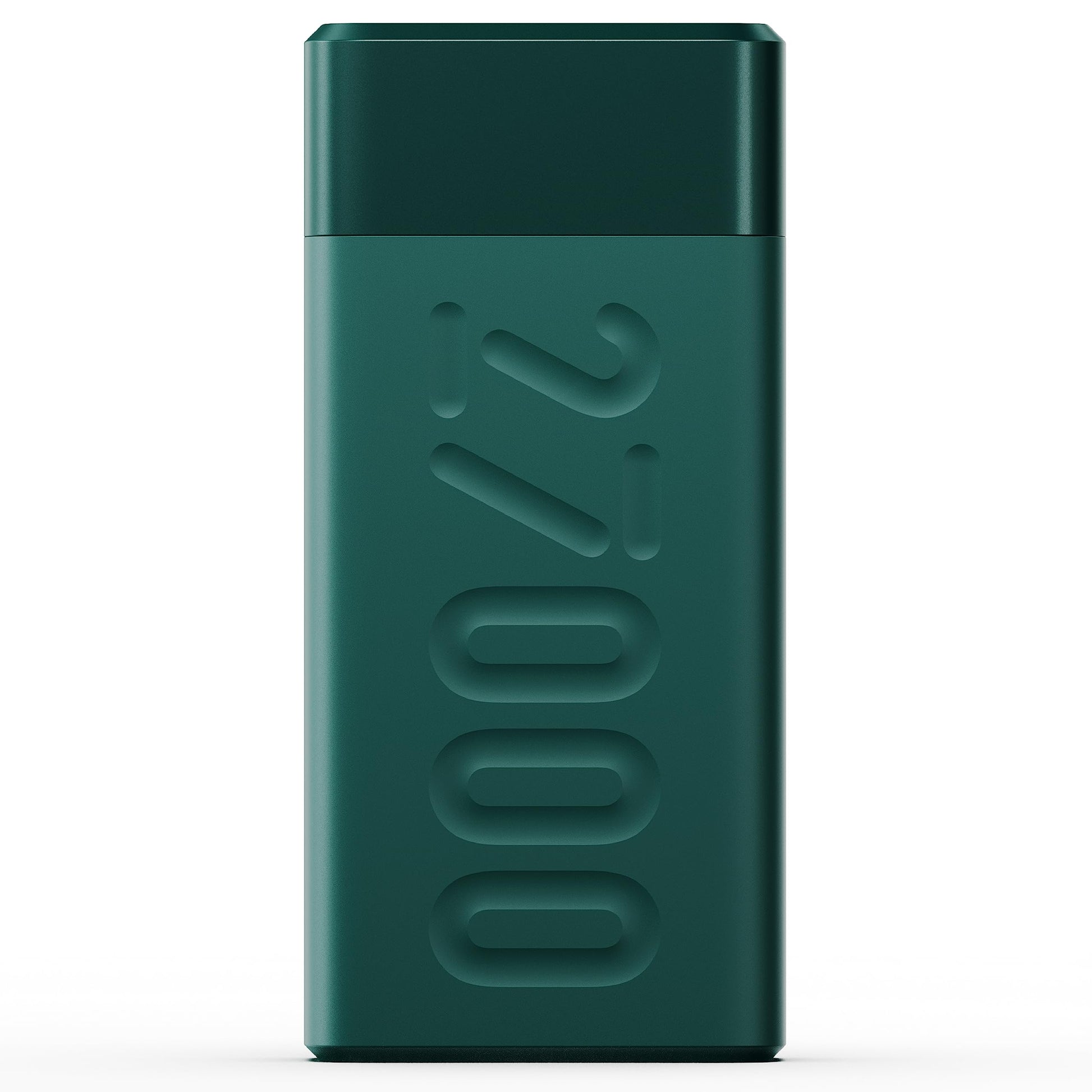 Ambrane 27000mAh Power Bank, 20W Fast Charging, Triple Output, Type C PD (Input & Output), Quick Charge, Li-Polymer, Multi-Layer Protection for iPhone, Smartphones & Other Devices (Stylo Pro, Green)