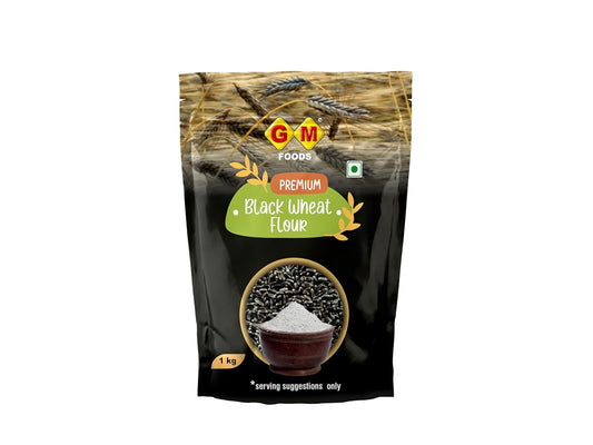 GM Foods Black Wheat Flour 1 kg (Pack Of 3)