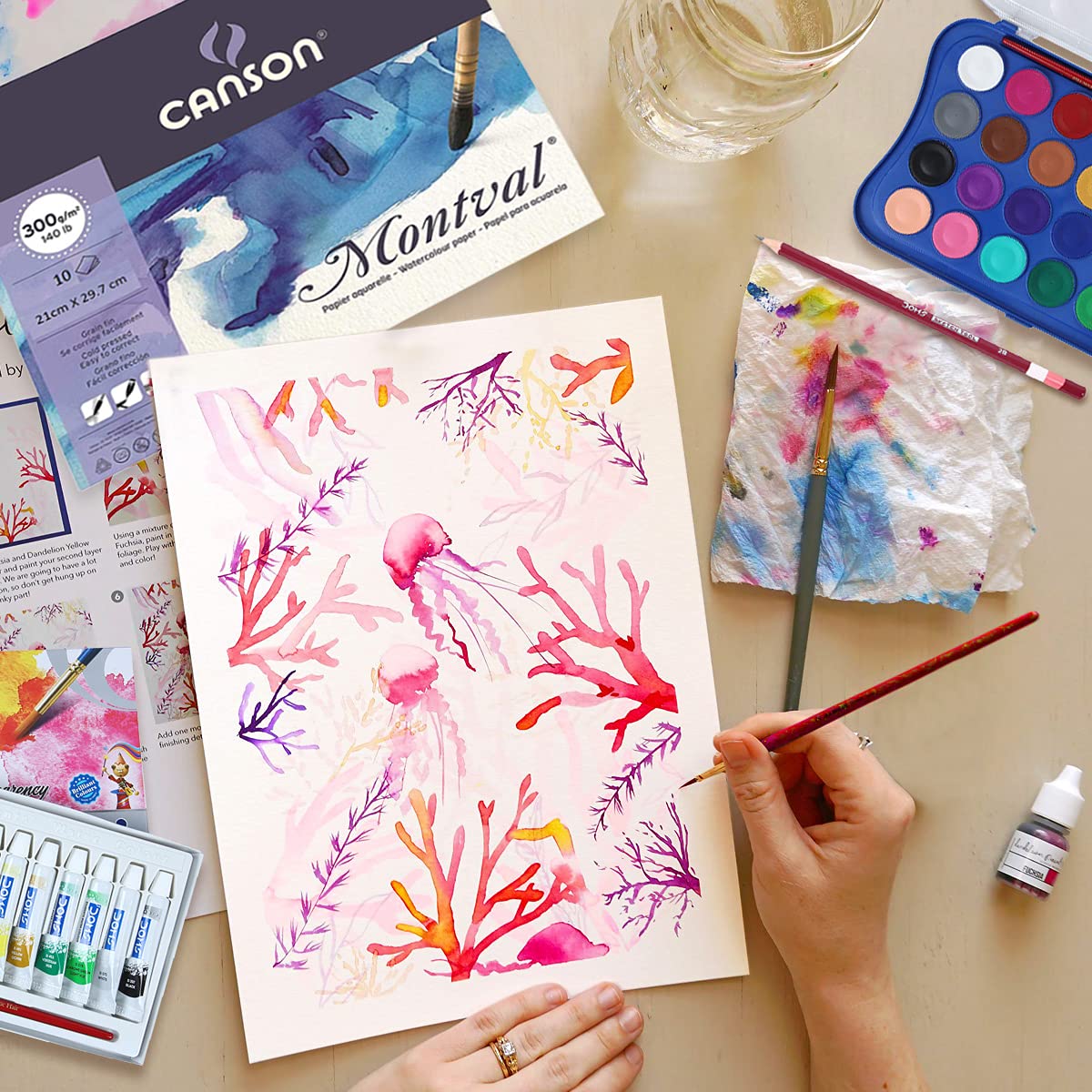 DOMS Art Inspiration Series Palette Pals Art Kit, Multicolour (Model: DM8409)