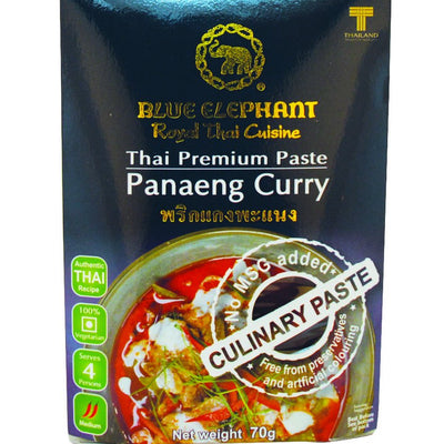 4x Blue Elephant Panaeng Curry Paste 70g each - Pack of 4