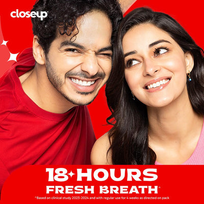 Closeup Toothpaste | Long lasting 18 Hours Of Fresh Breath & White Teeth - 300g (Pack of 2)