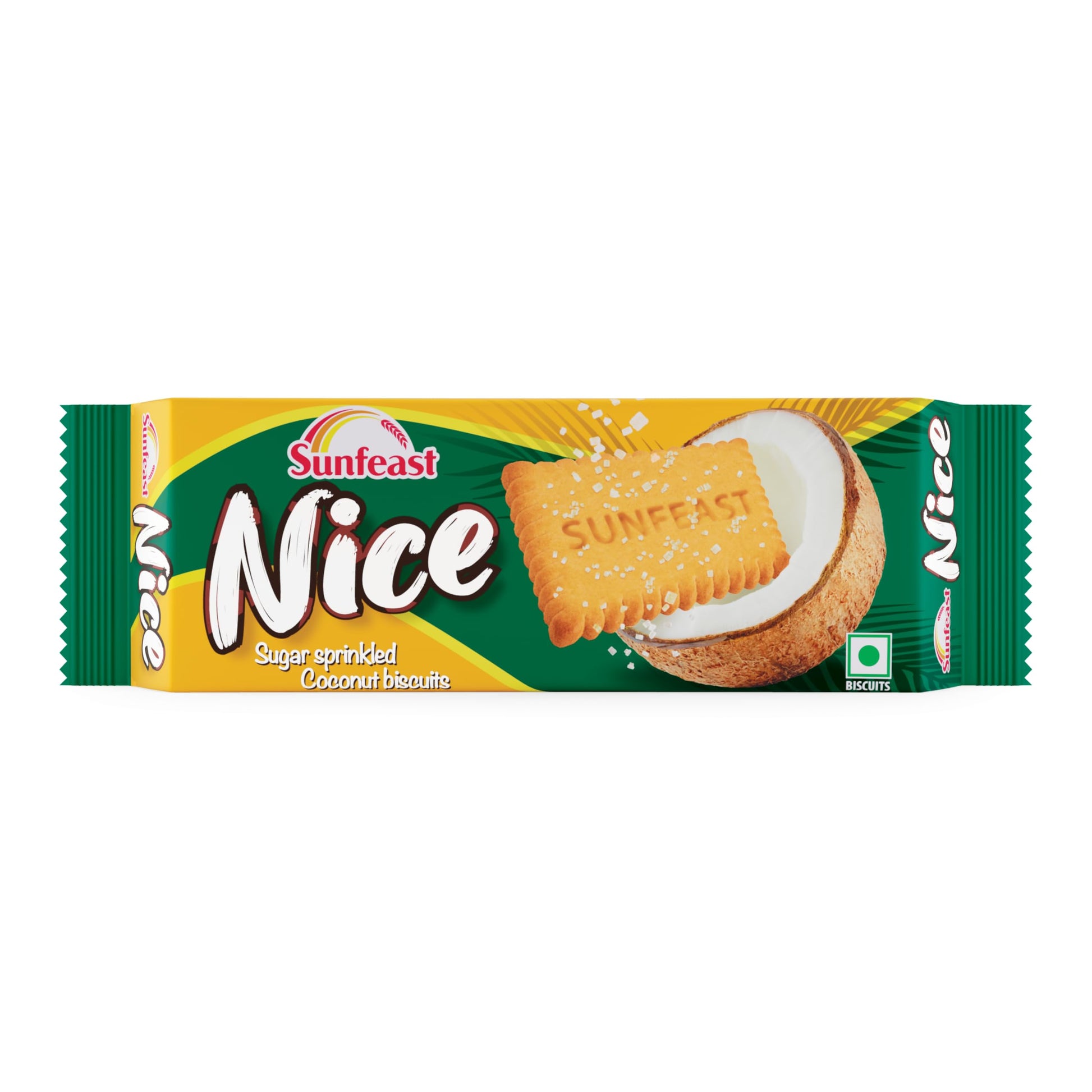 Sunfeast Nice Biscuit,Wheat,Coconut,142 Gm