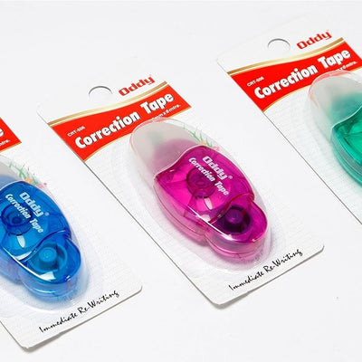Oddy High Quality Correction Tape 5mm X 6 Mtrs. (Set of 6 Tape)