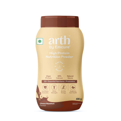 Arth High Protein Nutrition Powder - Choco Hazelnut Flavour