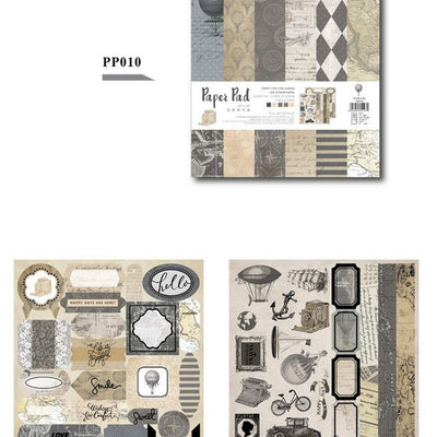 Eno Greeting Pattern Paper Book 25.4 x 25.4 cm (10"X10") Design 10