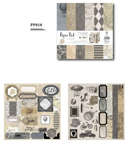Eno Greeting Pattern Paper Book 25.4 x 25.4 cm (10"X10") Design 10